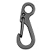 Michael Josh Paracord Keychain Carabiner Clasp Clip,SF Parachute Cord Accessories Tactical Survival Parts Gear for 550 Lb Cord Project(Grey)