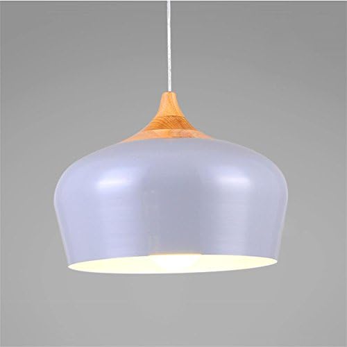 Lh&Fh Modern Industrial Retro Pendant Light Metal Cover Ceiling Light Home Decor LED Chandelier Light, Gray, Small