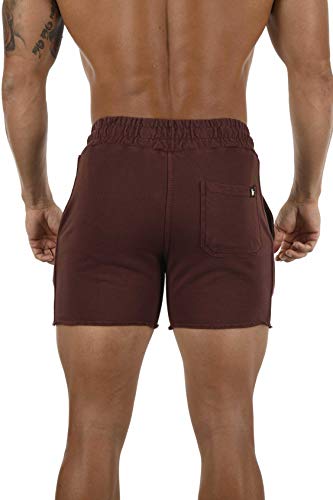 YoungLA Menâs Bodybuilding Shorts | Slim Fit Gym Active Comfort Sport Style| Gym Squat Lunges 
