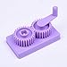OrangeTag Purple Hand-operated Quilling Crimper, Paper Slip Wave Shape Making Tool, Quilling Tool with Little Storage Case