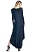 12 Ami Curved Hem V-Neck Long Sleeve Maxi Dress Black L