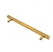 goldenwarm 5Pack Gold Cabinet Pulls Knobs Brass Pulls for Cabinets - LS1212GD192 Gold Cabinet Hardware 7-1/2in Hole Centers 10in Overall Length Brushed Brass Drawer Pulls
