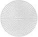 Darice Plastic Canvas 7 Count 12 inch Circle Clear 33305 (12-Pack)
