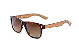 SOLO Eyewear - Handcrafted and Repurposed Bamboo - Tortoise Shell - Fiji Sunglasses
