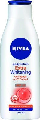nivea extra whitening body lotion
