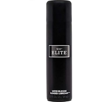 Wet Elite Hybrid Personal Lubricant, Water and Silicone Blend Hybrid Lube 3.0 fl.oz/ 89mL