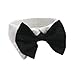 Selected Adjustable Dog Bow Tie Puppy Pet Costume Collar Stripe Dogs Cats Tie Neck, Perfect for Wedding/Tie Party Accessories, Black