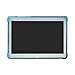 Transwon 10.1 Android Tablet Case TPU Cover Compatible with Dragon Touch K10, BeyondTab 10.1, TenYiDe 10.1, KUBI 10, Yuntab K107 K17, YELLYOUTH 10.1, LLLtrade 10.1, BATAI 10, ALLDOCUBE M5XS - Blue