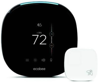 Ecobee4 Voice Enabled Smart Wi-Fi Thermostat w/Room Sensor