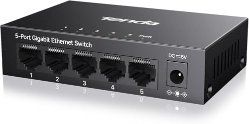 Tenda Commutateur Gigabit 5 Ports 10/100/1000Mbps 5 Ports... en promo sur Amazon