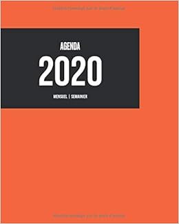 Agenda 2020 Mensuel Semainier Calendrier Minimalist Par Mois Et Par Semaine Inclus Jours Feries Francais Notez Vos Objectifs Et Organisez Votre Temps Durant Toute L Annee French Edition
