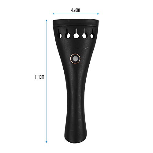 Muslady Violin Fiddle Tailpiece Ebony Particular Design for 5-String / 6-string Violin Tailpieces Orchestral Strings Accessories - Thumbnail 2