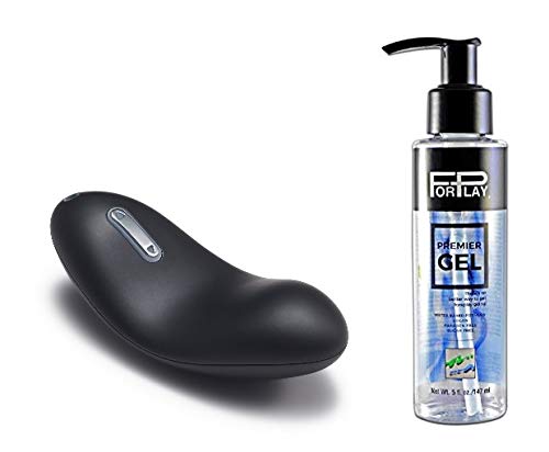 SVAKOM Luxurious Rechargeable Curved Massager and Premium Water-based Personal Lubricant 5 Oz