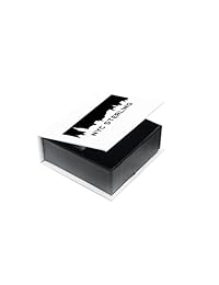 NYC Sterling - Pulsera de tenis de circonita cúbica redonda de 0.157 in para mujer, 7.4 in