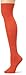 Ozone Women's Knee High Sock, Soft, Sturdy, Comfortable, Basic Solid Knee High Socks for Women, Size 9-11 (Orange)