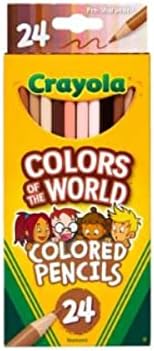 Skin Colour Pencil Crayons CRAYOLA Colours Of The World Washable Markers U2013 Assorted Colours Pack Of 24 | Colours That Represent Skin Tones From Around The World Ideal For Kids Aged 3 Color List