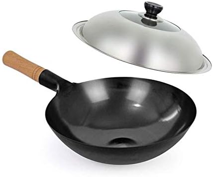 中華鍋 手鍛造中華鍋 鉄鍋 昔ながらの鉄鍋 焦げ付き防止 焦げ付き防止