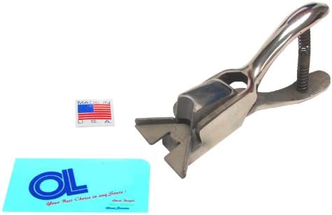 American Made 3/8-inch (10mm) Radius Round Corner Punch Cutter, Heavy Duty