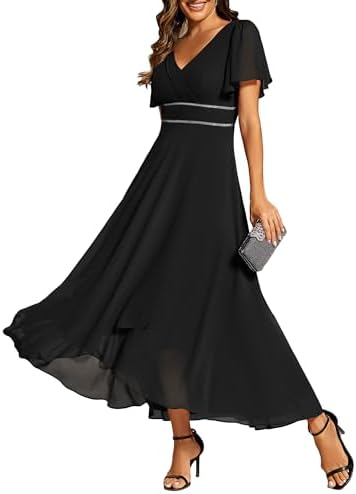 black bridesmaid dress sweetheart neckline AW.Bridal A-line Sweetheart Neckline Floor Length Sleeveless Cutout Long Bridesmaid Dresses Dress Black Size 6