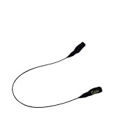 Cablz Original Eyewear Retainer, Black and Yellow with Black Cable, 12-Inch