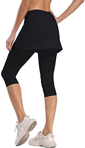 Skirted capri leggings with pockets Clearance