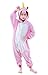 Newcosplay Children Unisex Pajamas Kids Animal Costume Cosplay Sleeping Wear (125, Pink Flying Horse)