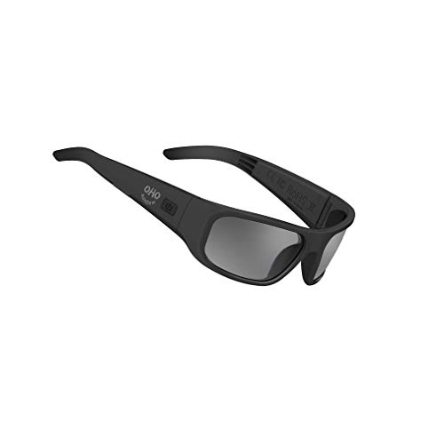 OhO Bluetooth Sunglasses,Voice Control and Open Ear Style Smart Glasses Listen Music and Calls with Volume UP and Down,Sport Audio Glasses IP44 Waterproof
