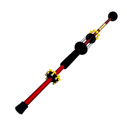 Venom Blowguns 18" .40 Cal Velocity Blowgun Black or Green CAMMO with 12 Sharp Target Darts and 8 Stunner's Made in USA (Red)