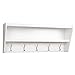 Prepac Floating Entryway Shelf & Coat Rack in White