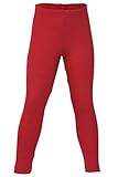 Kids Thermal Underwear: Leggings Pants Base Layer, Organic Merino Wool and Silk