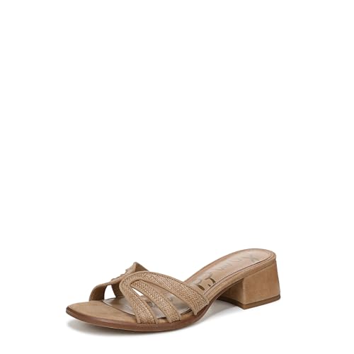 Sam Edelman Women's Farrin Heeled Sandal, Buff Tan/Cyprus Tan, 9 Medium at Amazon