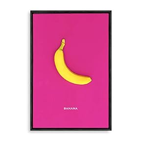 Framed Canvas Wall Art for Living Room, Bedroom Cute Fruits Children Room Canvas Prints for Home Decoration Ready to Hanging - 16x24 inches