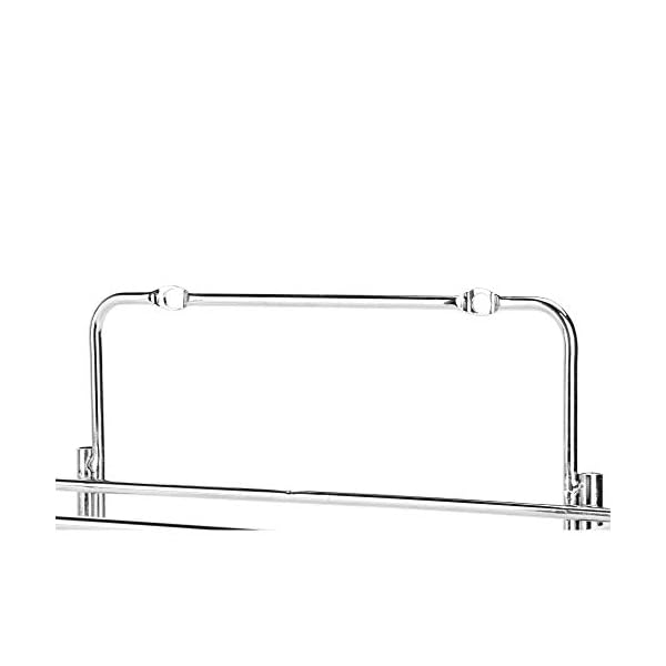 Over-Door-Organiser-Shelves-Two-Tier-Cupboard-Hanging-Basket-Wall-Mounted-Kitchen-Storage-Chrome-Cabinet-Shelves-Organiser-MW Over Door Organiser Shelves | Two Tier Cupboard Hanging Basket | Wall Mounted Kitchen Storage | Chrome Cabinet Shelves…