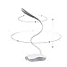 Desk Lamp, ZEYI Led Eye Care Reading Lamp, Kids Table Lamp,Rechargeable,Gooseneck, Touch Control, 3 Level Brightness, Long Lasting