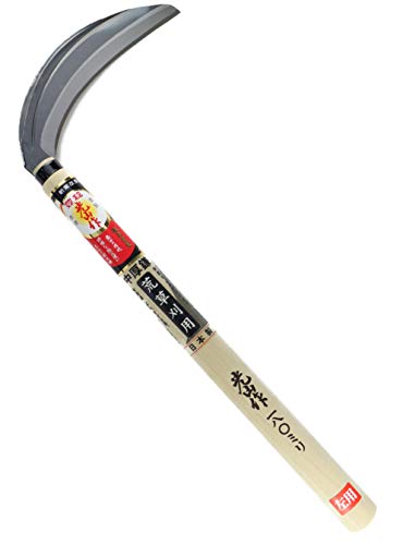 Hounen Mitsuyamasaku Single Bevel Meddium Sickle 180mm (Left-Handed) - Thumbnail 3