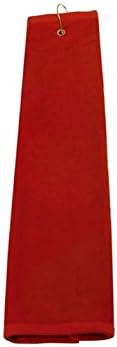 Tri-Fold Towel - Red
