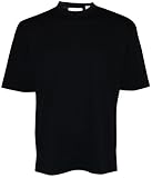 Match Play Men's Hang Em Cool S/S Mock Neck Golf Shirts for Bobby D Collection (Black, L)