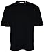 Match Play Men's Hang Em Cool S/S Mock Neck Golf Shirts for Bobby D Collection (Black, L)
