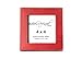 4x4 Square Picture Frame with One Inch Border (Gallery Collection) - Barn Red