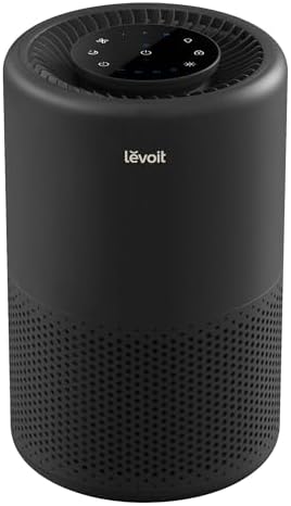 LEVOIT Air Purifier for Home Bedroom, Smart WiFi Alexa Control, AHAM VERIFIDE, 3-in-1 Filter with HEPA Sleep Mode for Allergies, Pollutants, Smoke, Dust, Core 200S-P, Black