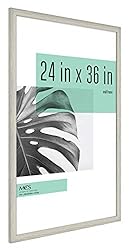 MCS Studio Gallery Frame, Gray Woodgrain, 24 x 36