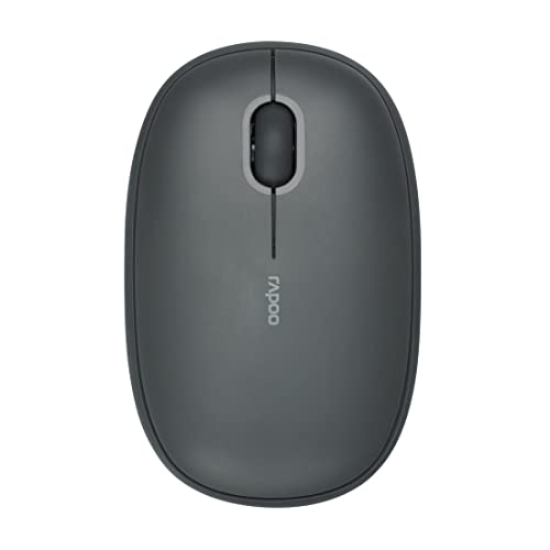 - Ratón inalámbrico multimodo, con Bluetooth y conexión de 2,4 GHz, con sensores dpi Ajustables y 9 Meses de duración de la batería, M660, en Gris