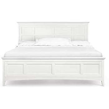 Amazon.com: Magnussen Kentwood Panel Bed with Storage in White