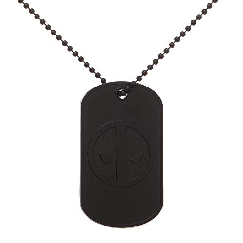 Deadpool Black on Black Dog Tag