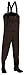 Hodgman Caster Neoprene Felt Bootfoot Brown, Size 10