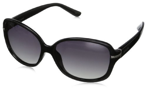 Polaroid P8419S Polarized Square Sunglasses,Black & Gray Gradiant Polarized,58 mm