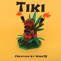 Constructibles® Tiki Mini Model LEGO® Parts &amp; Instructions Kit
