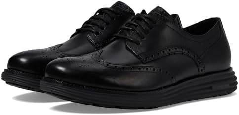 Amazon.com | Cole Haan Mens Goto Wing Oxford, Black/Gray Midsole