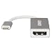 BENFEI USB-C (Thunderbolt 3) to DisplayPort 4K@60Hz Adapter, USB Type C to DisplayPort/Dp Male to Female Converter for MacBook Pro 2015/2016, ChromeBook Pixel Grey