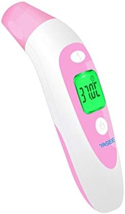 Accurate Digital Thermometer Non-Contact Infrared Forehead Thermometer, Laser Thermometer Temperature Portable Body Basal Thermometer Gun with LCD Display for Infants and Adults